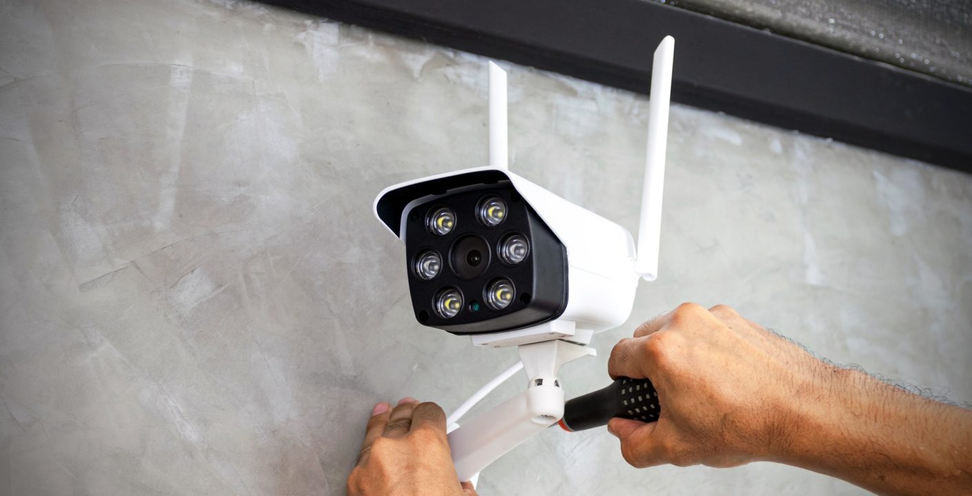 security camera installation