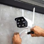 security camera installation